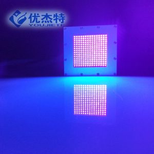 喇叭紫光燈_噴碼uvled面光源固化燈紫外線光固設(shè)備汽車喇叭紫光燈600w